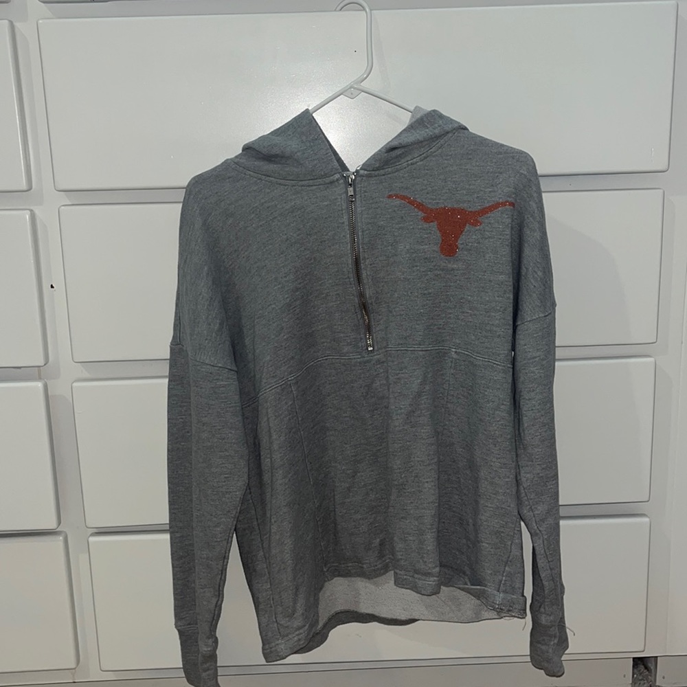 Texas Longhorns Glitter Quarterzip